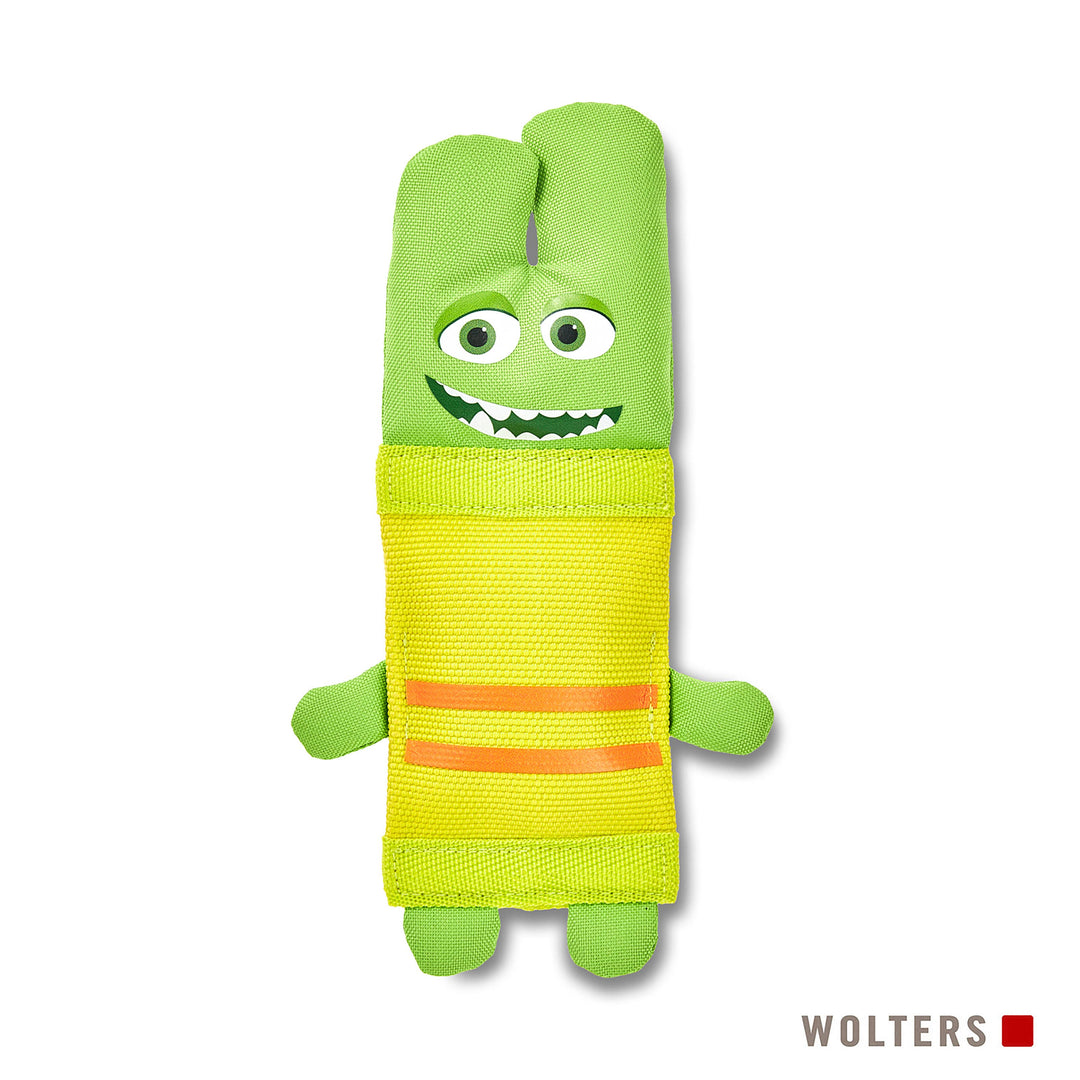 Funny Dummy Dog Toy - Yellow and Green
