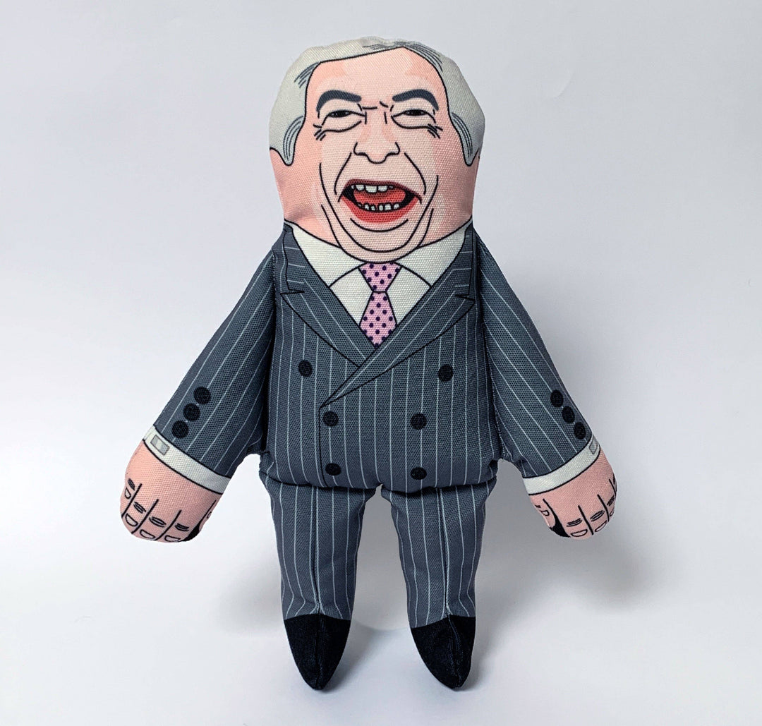 Nigel Farage Parody Dog Toyt