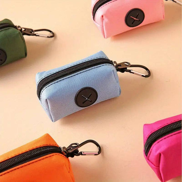 Canvas Dog Poop Bag Dispenser: Army Green