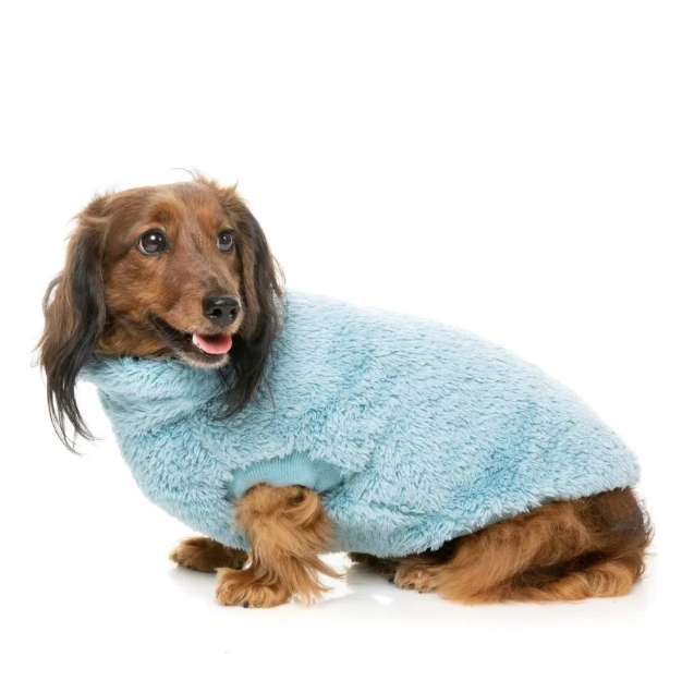 Turtle Teddy 24 Dog Sweater in Blue