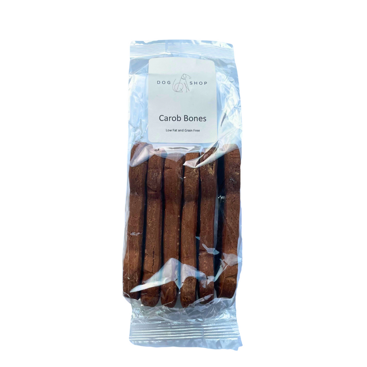 Carob Bones Dog Biscuits (6pk Large)