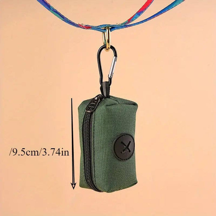 Canvas Dog Poop Bag Dispenser: Lake Blue