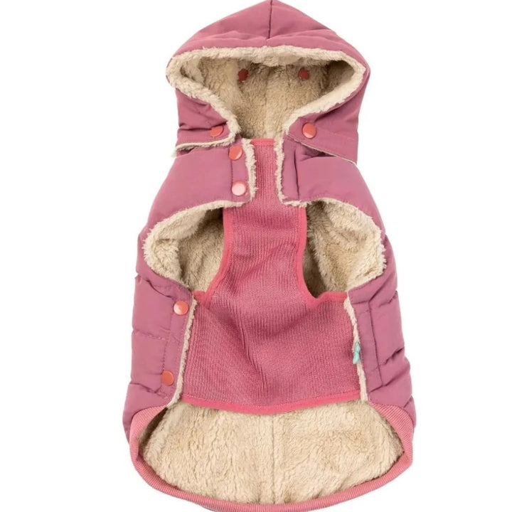 Essential Puffer Dog Jacket - Mauve