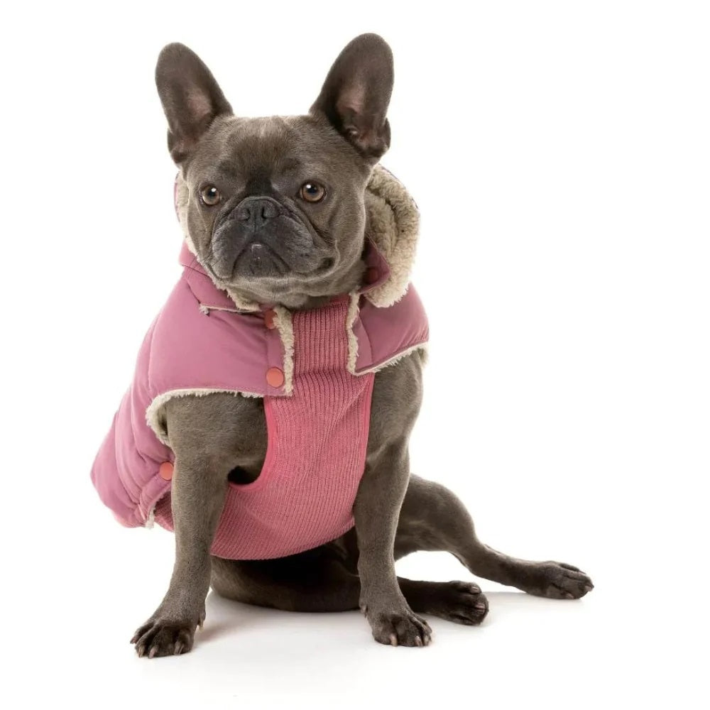 Essential Puffer Dog Jacket - Mauve