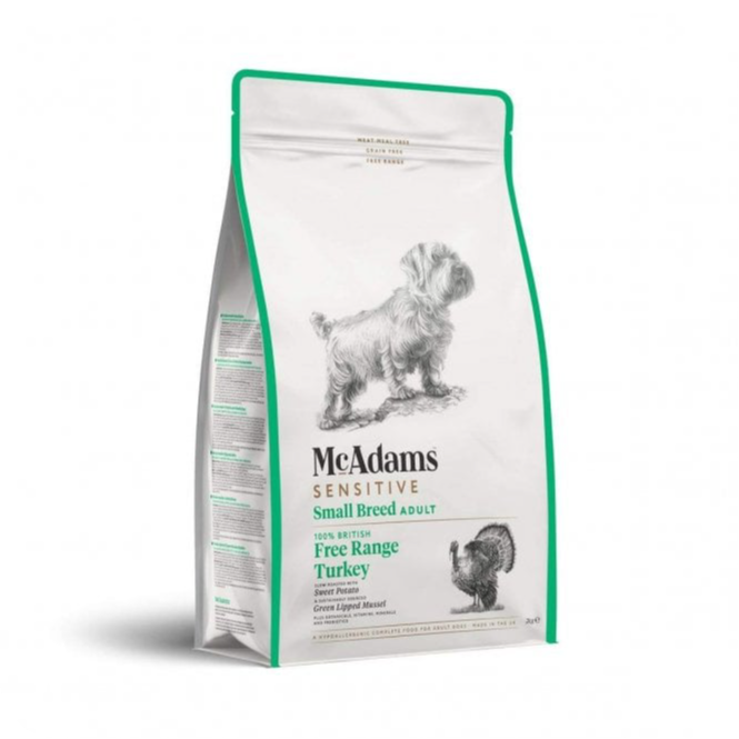 British Free Range Turkey Sensitive Complete Dog Food Small Breed