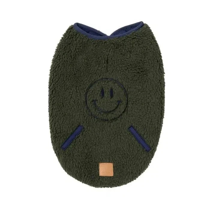 Nara Dog Jacket - Reversible Dark Moss/Navy