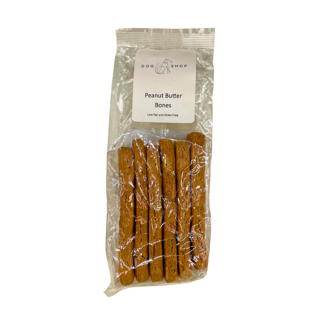 Peanut Butter Bones Dog Biscuits (6pk Large)