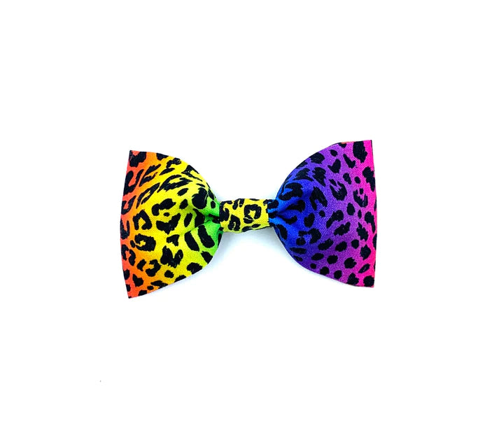 Bow Tie Rainbow Leopard