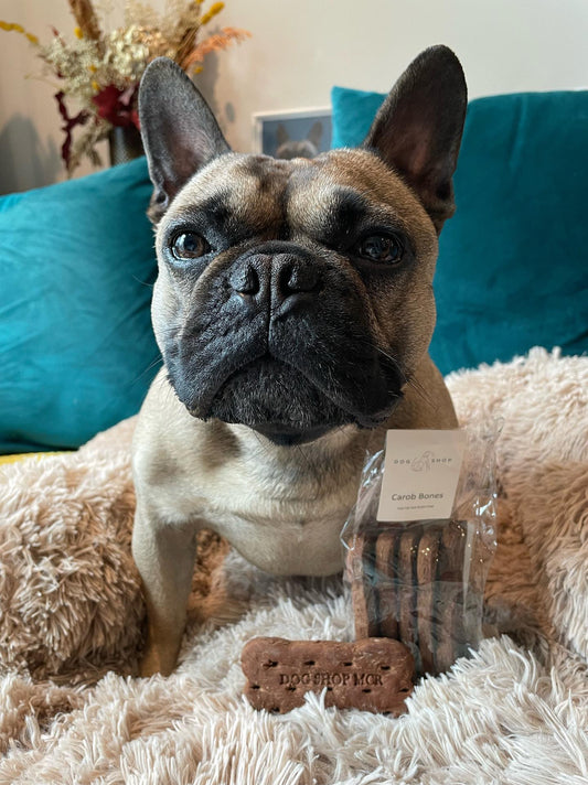 Carob Bones Dog Biscuits (6pk Large)