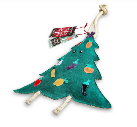 Carol the Christmas Tree Dog Toy