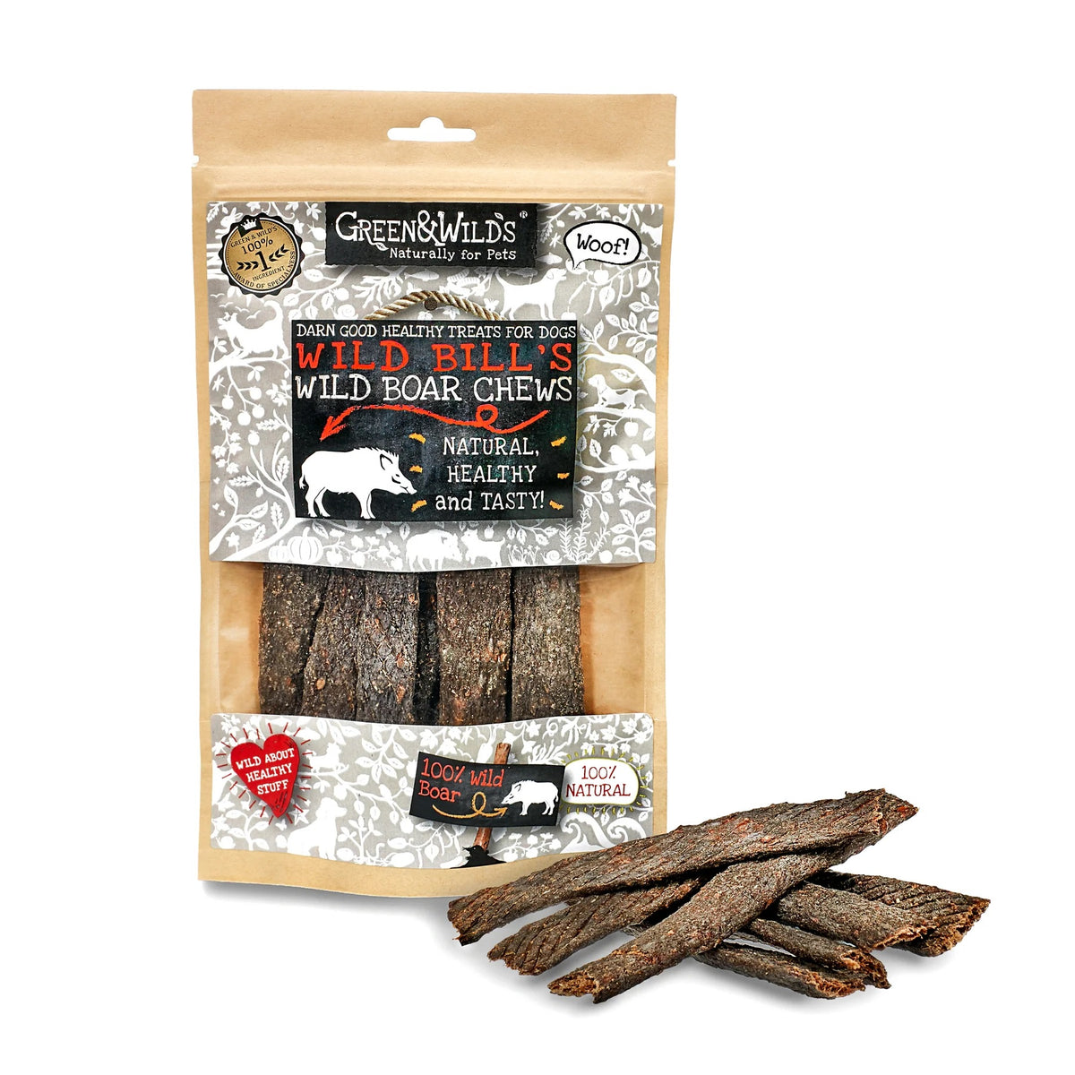 Wild Bill’s Wild Boar Chews (100g)
