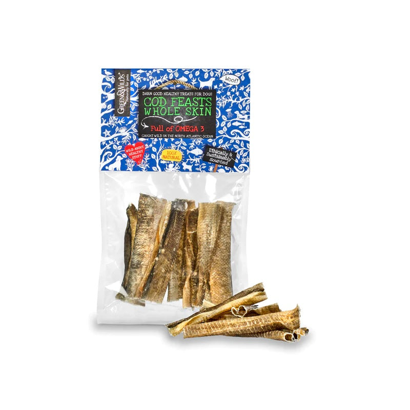 Cod Feasts Whole Skin (50g)