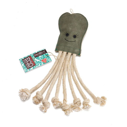 Olive the Octopus Eco Dog Toy