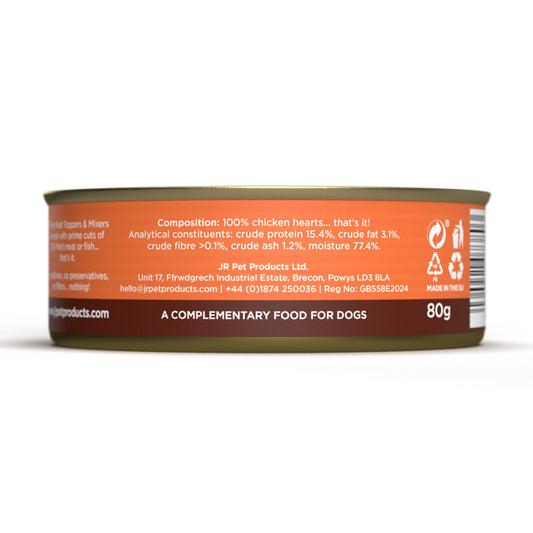 Pure Chicken Hearts Topper & Mixer (80g)